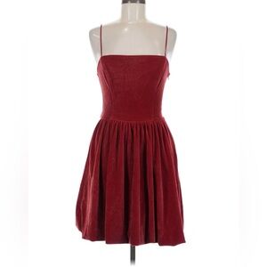 Abercrombie & Fitch Strapless Red Dress